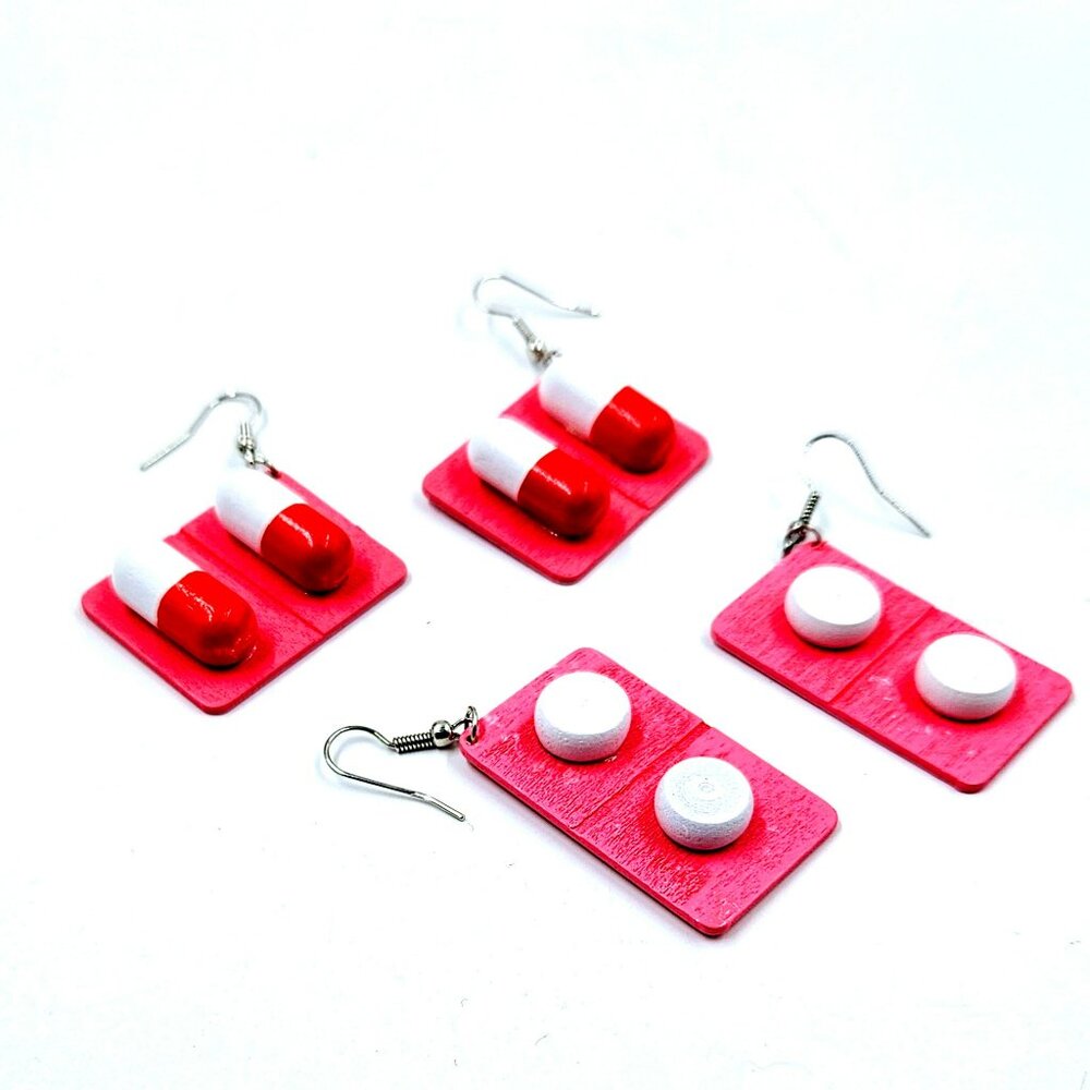 Women's Earrings Pill Packs Set of 2